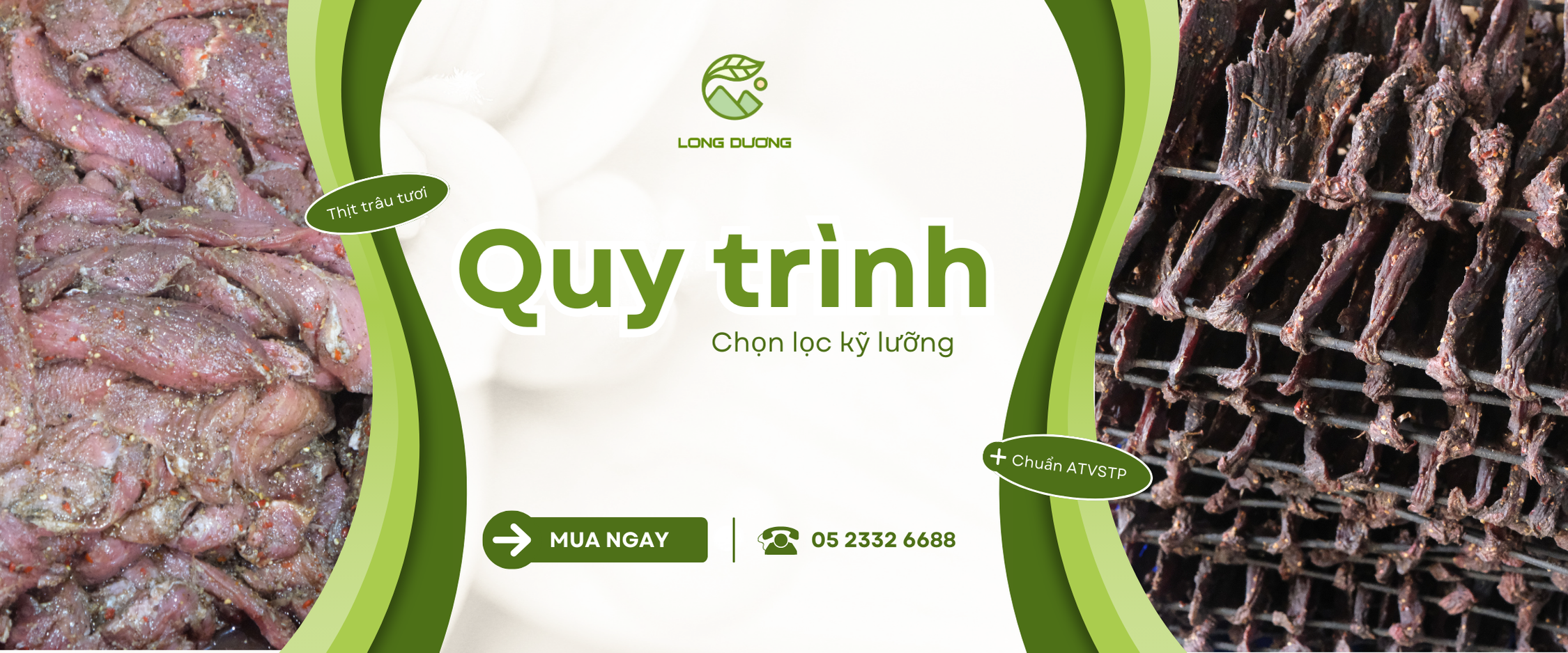 Thịt Trâu gác bếp Tây Bắc